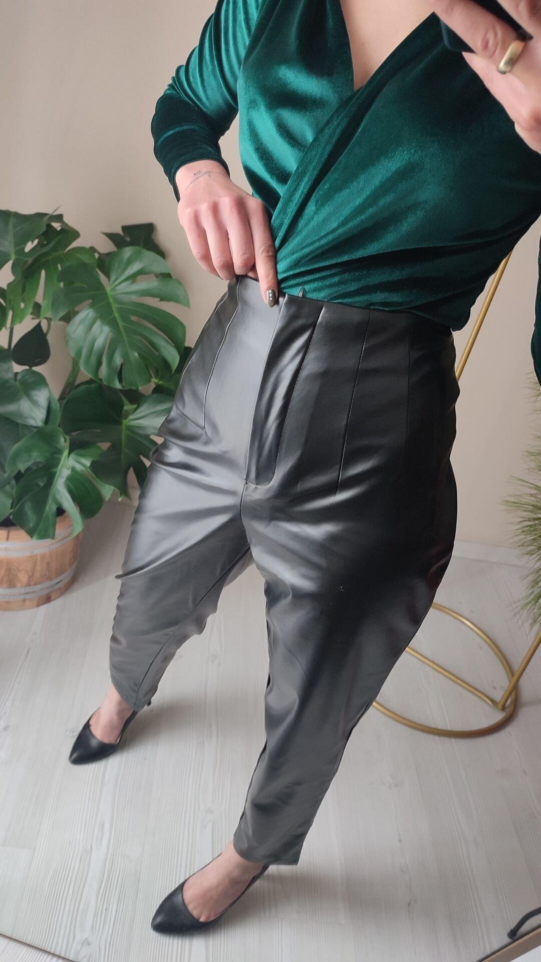 Zara model deri pantolon