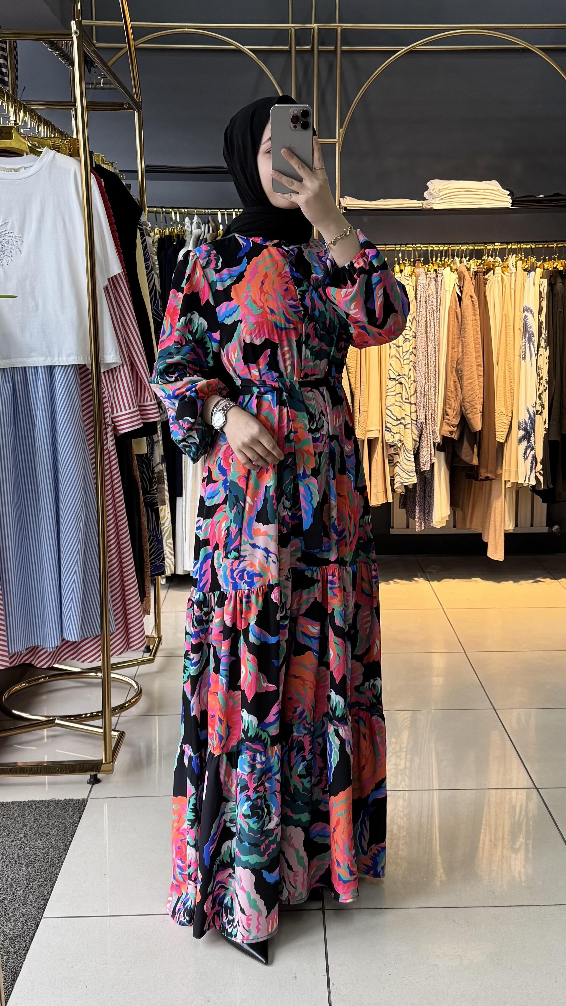 MERWİSH ELBİSE BEYAZ