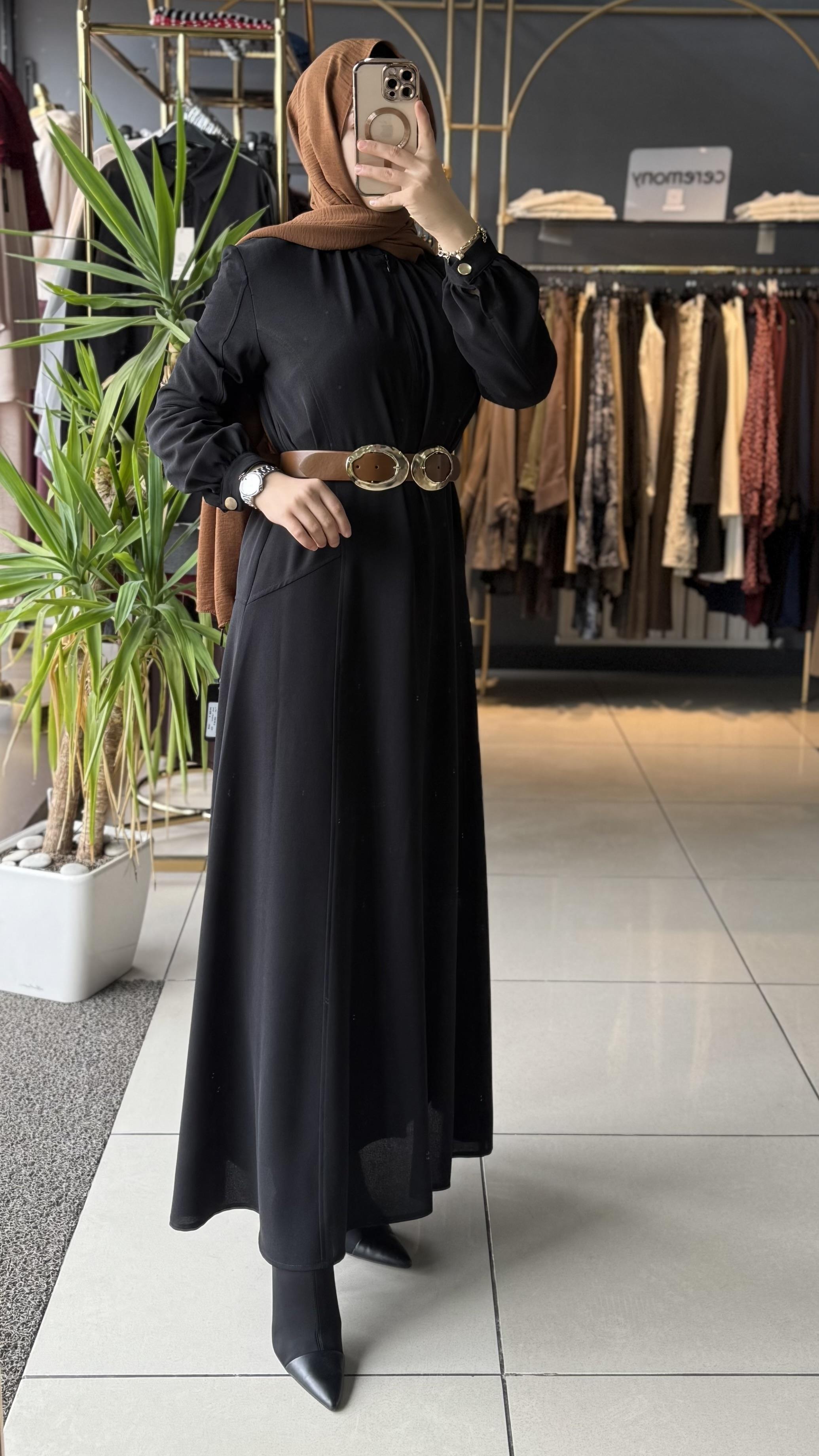 MİSSEMRAMİS ELBİSE SİYAH