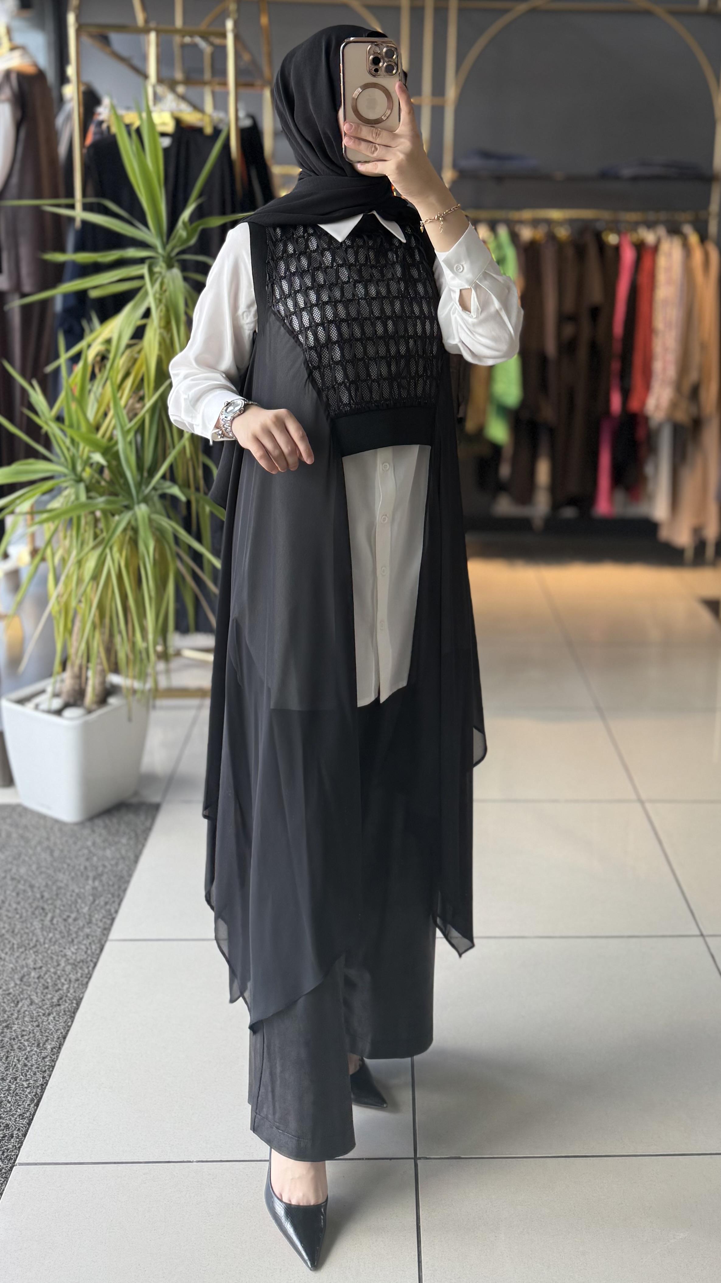 NURCAN ÇETİN TAKIM SİYAH 