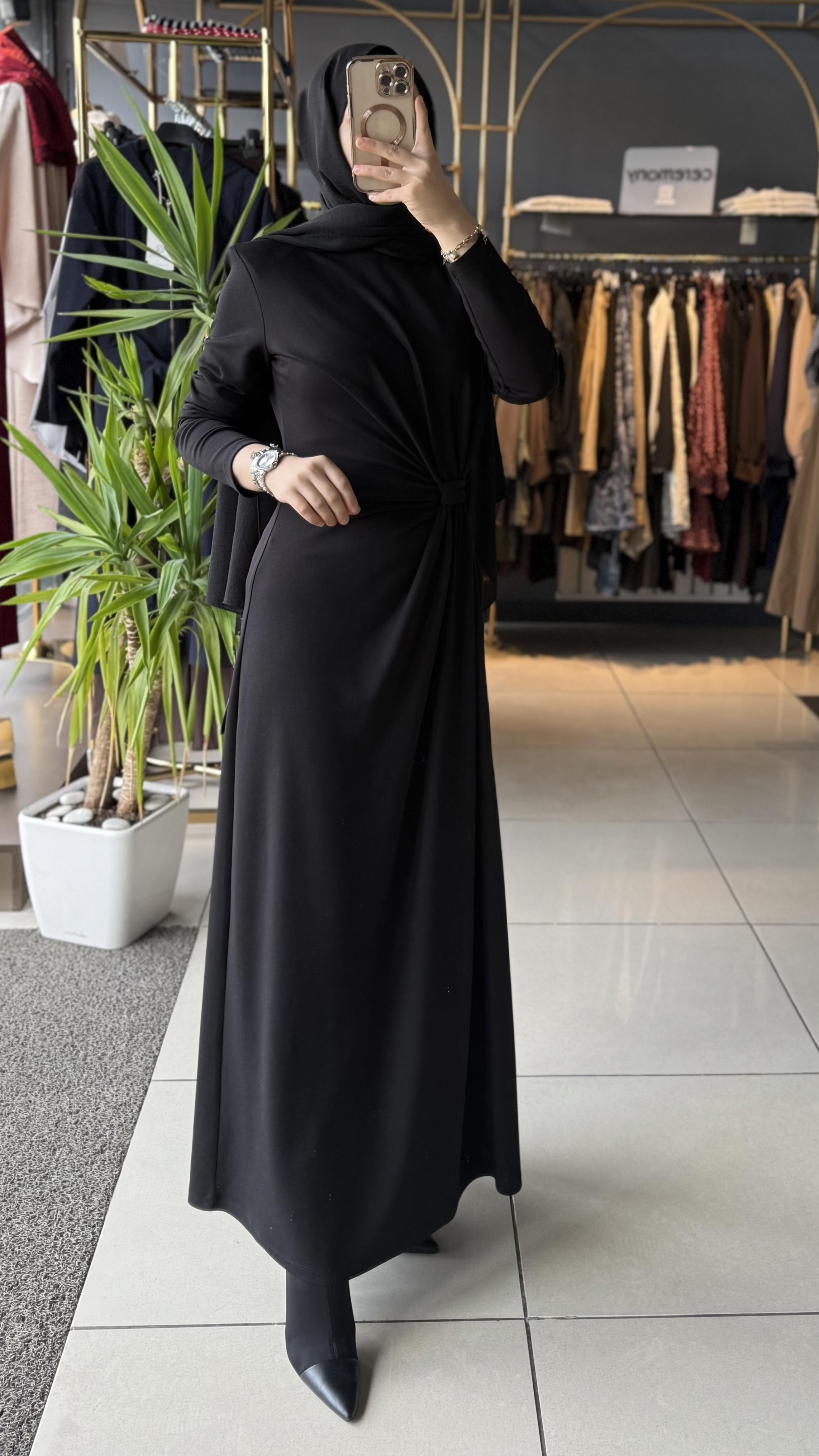 Sİİ ELBİSE SİYAH