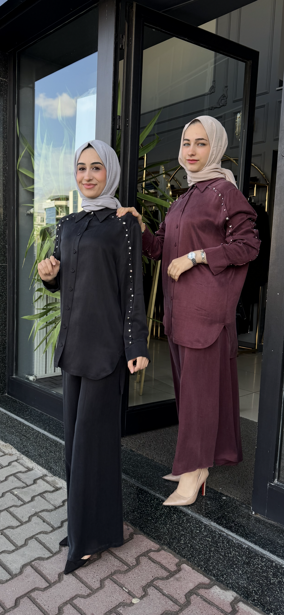 CLANDE PANTOLONLU TAKIM SİYAH