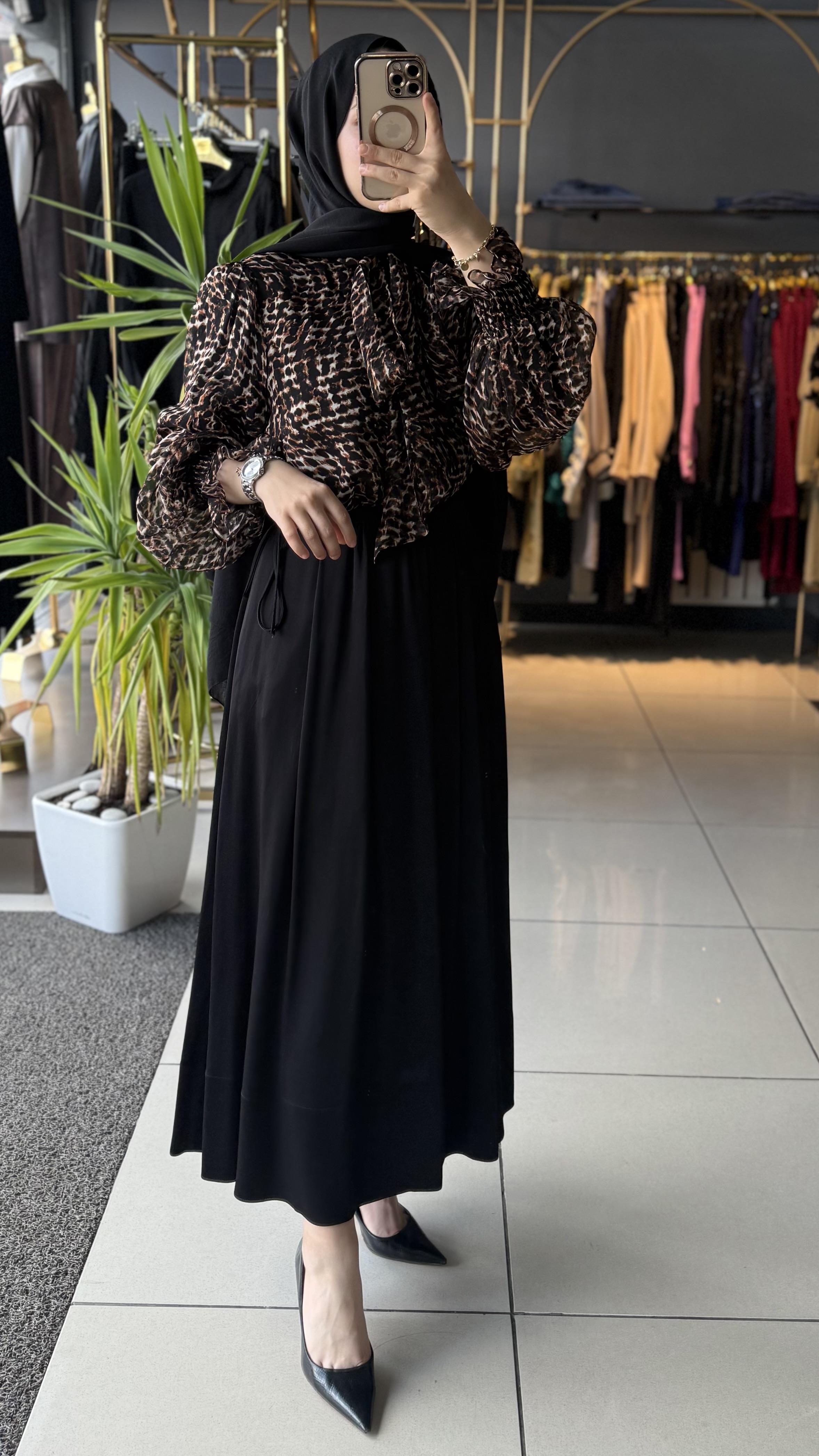 EXQUİSE BLUZ LEOPAR