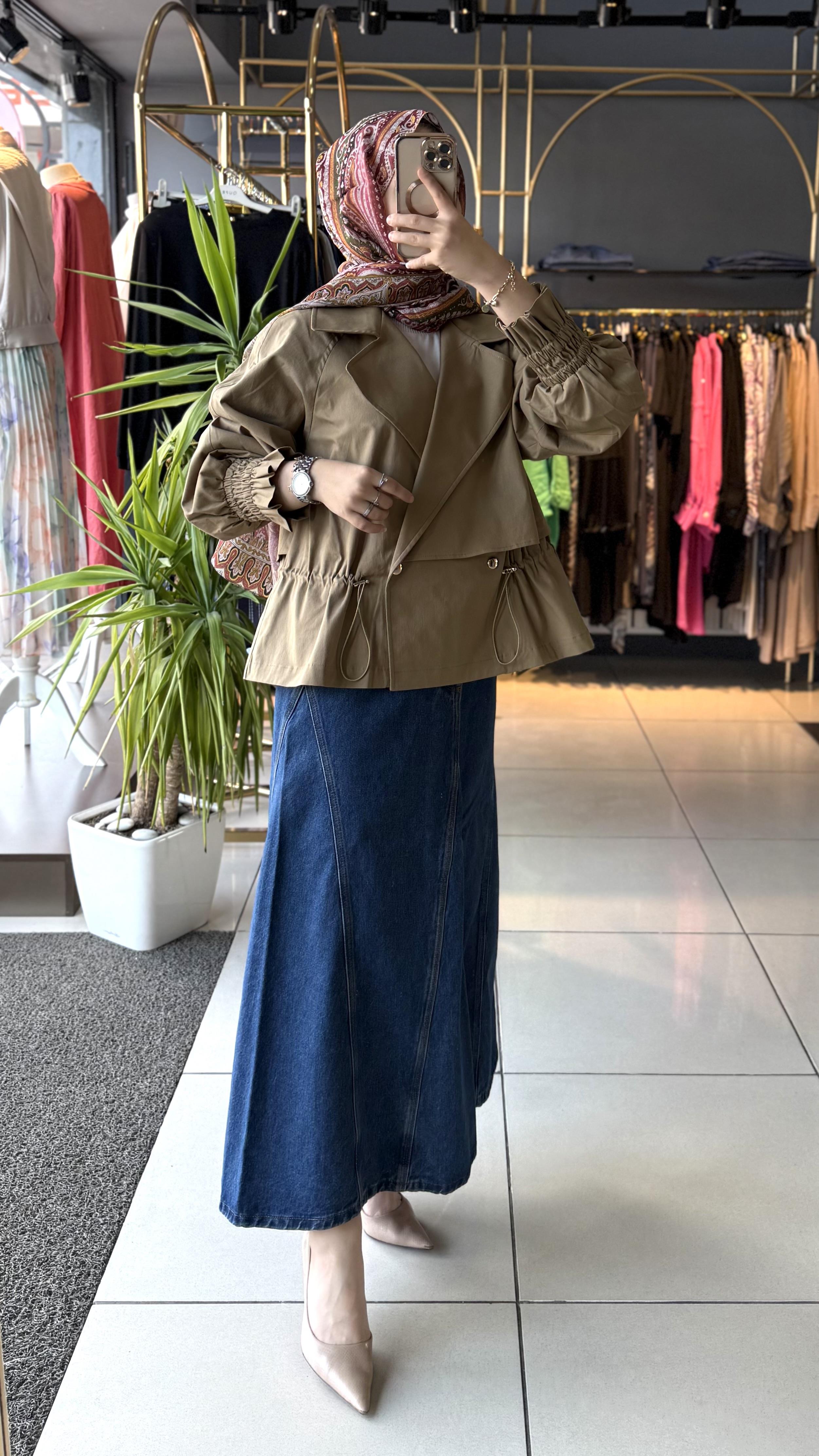 EXQUİSE ETEK İNDİGO