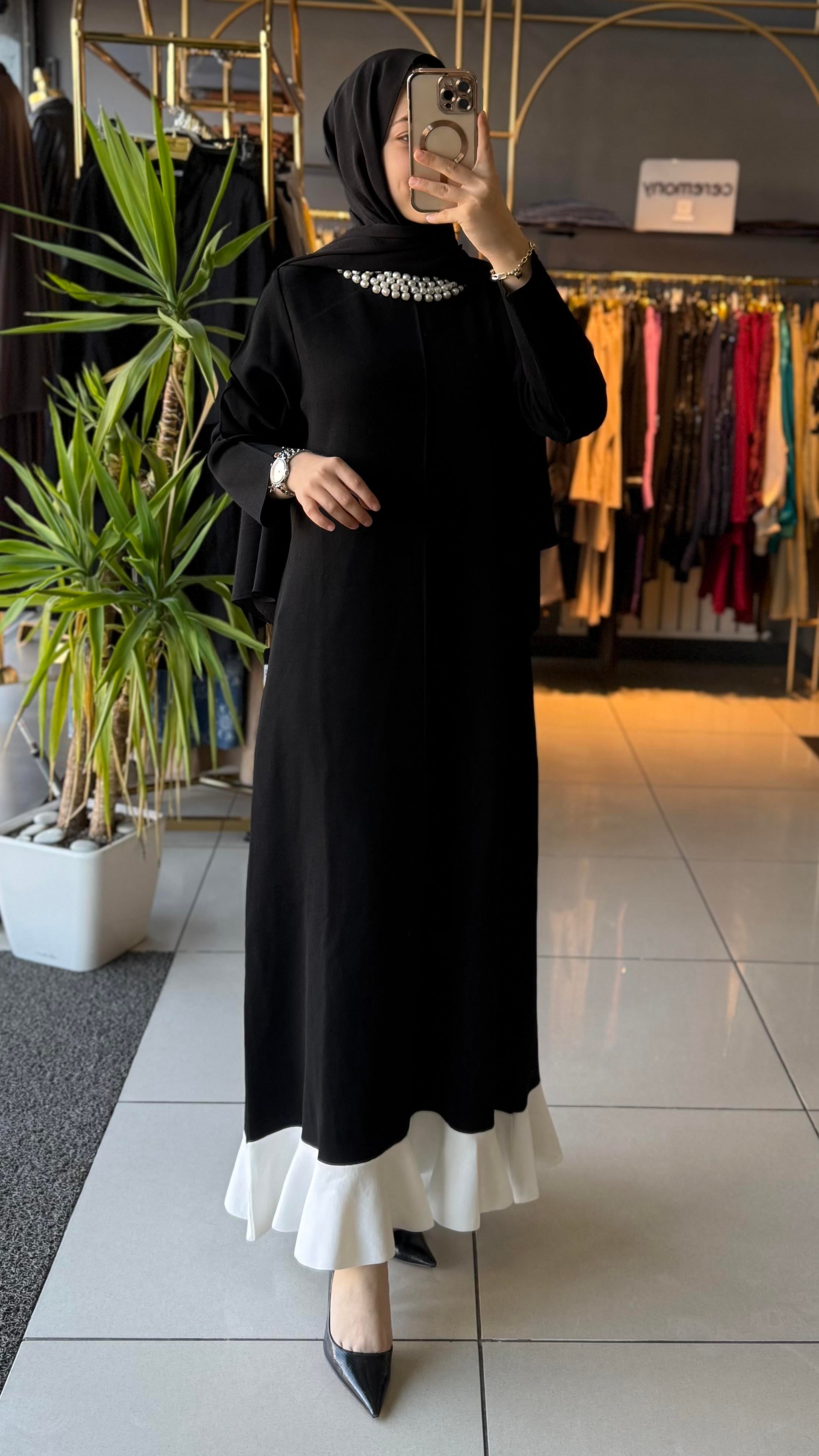 İNVEE ELBİSE SİYAH