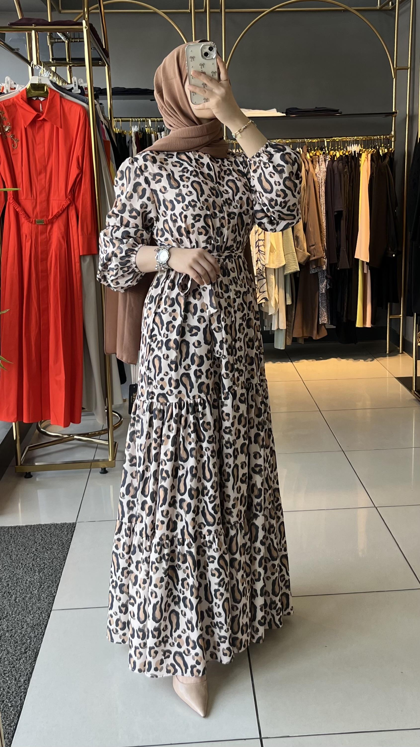 MERWİSH ELBİSE BEYAZ 