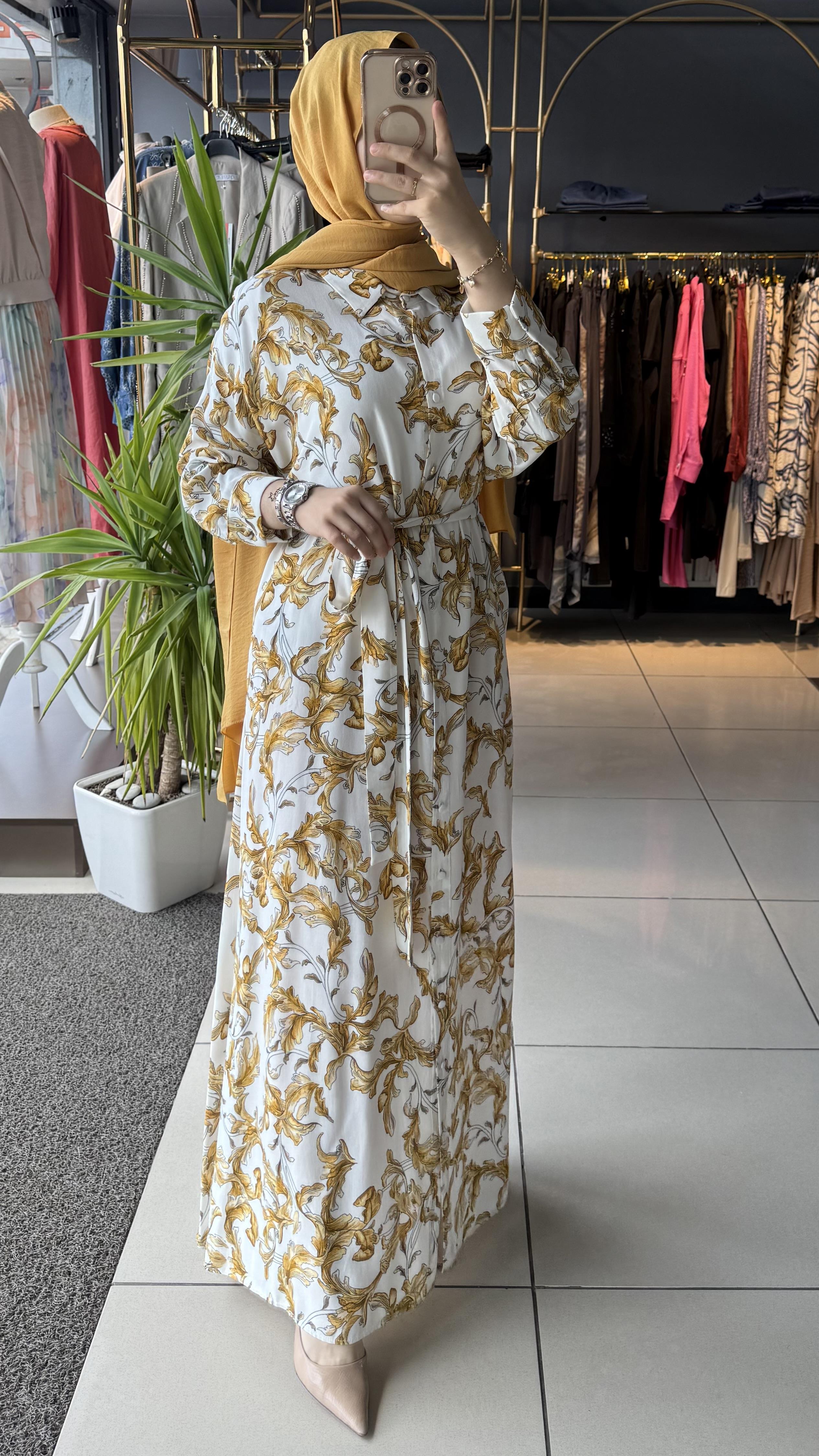 MERWİSH ELBİSE SAFRAN