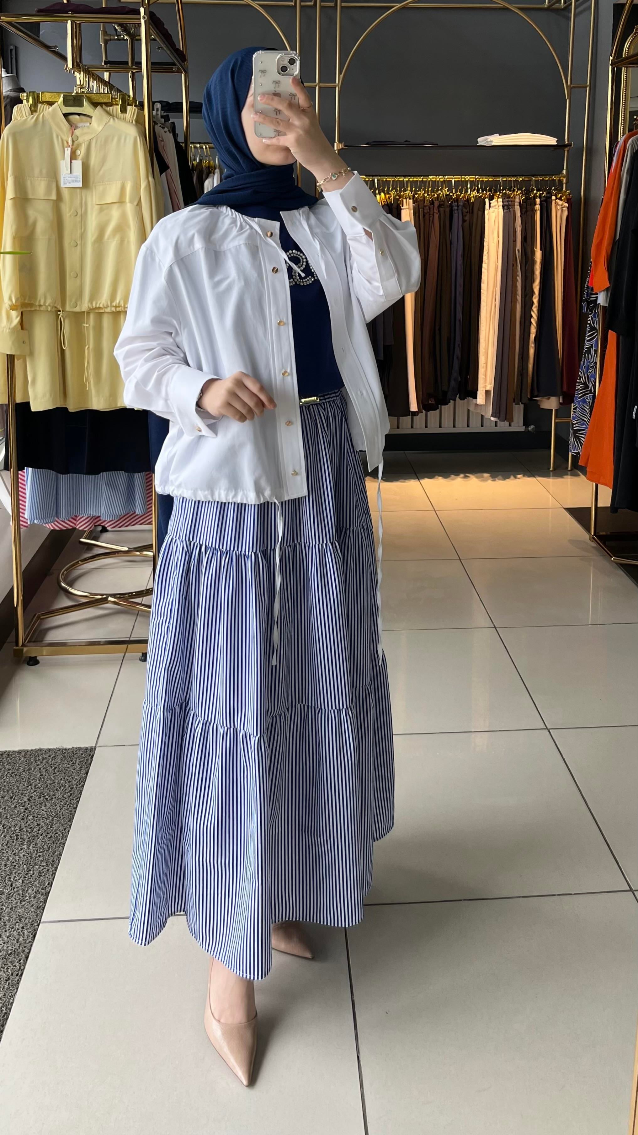 MİSSEMRAMİS ETEK LACİVERT