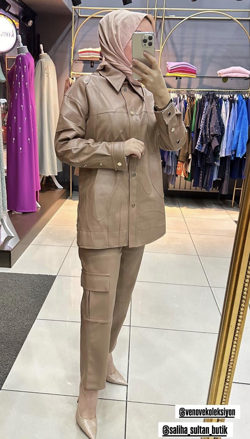 VENÖVE DERİ PANTOLON