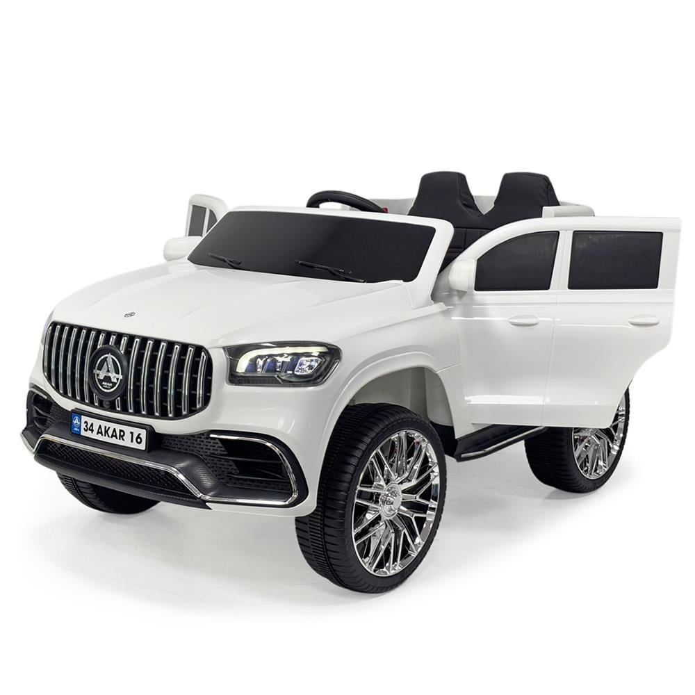 Akülü Araba...Kumandalı Miracle 12v- Beyaz