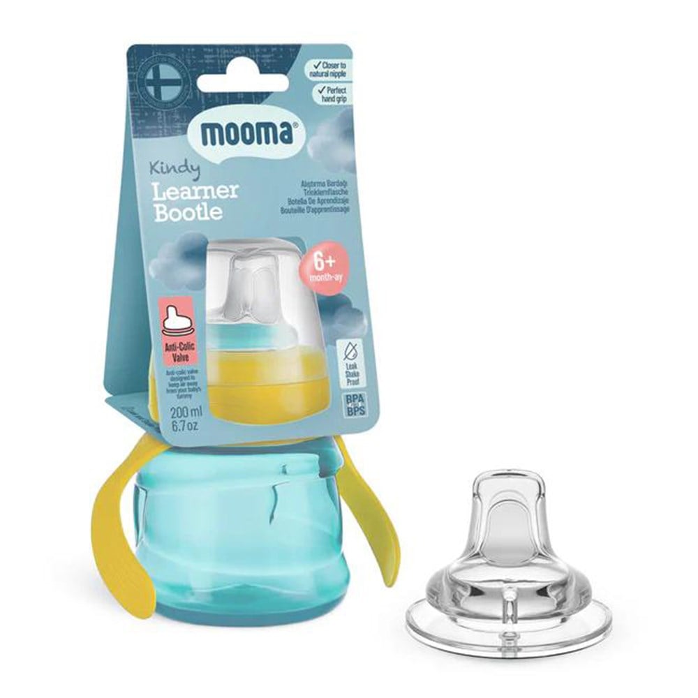MOOMA Alştırma Bardağı 200 Ml Kindy 6+ ( Kanarya Sarısı )