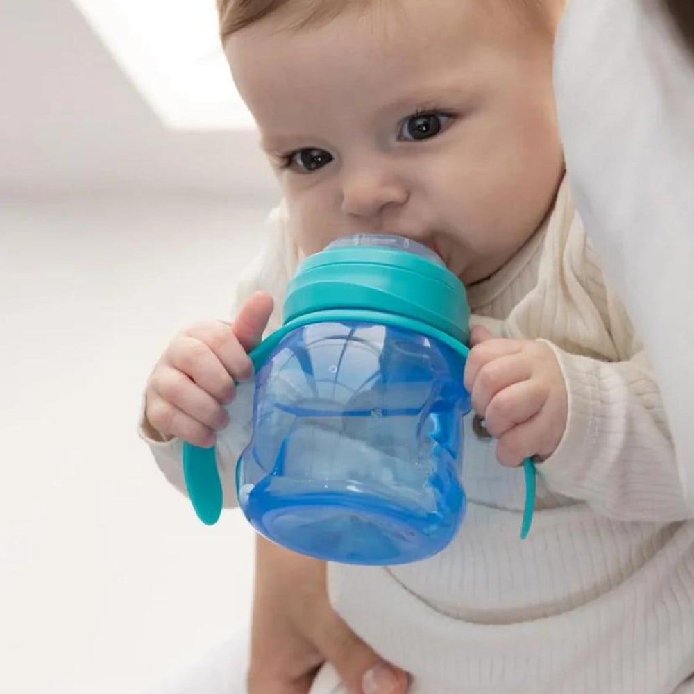 MOOMA Kindy Alştırma Bardağı 200 Ml 6+ ( Su Mavisi )