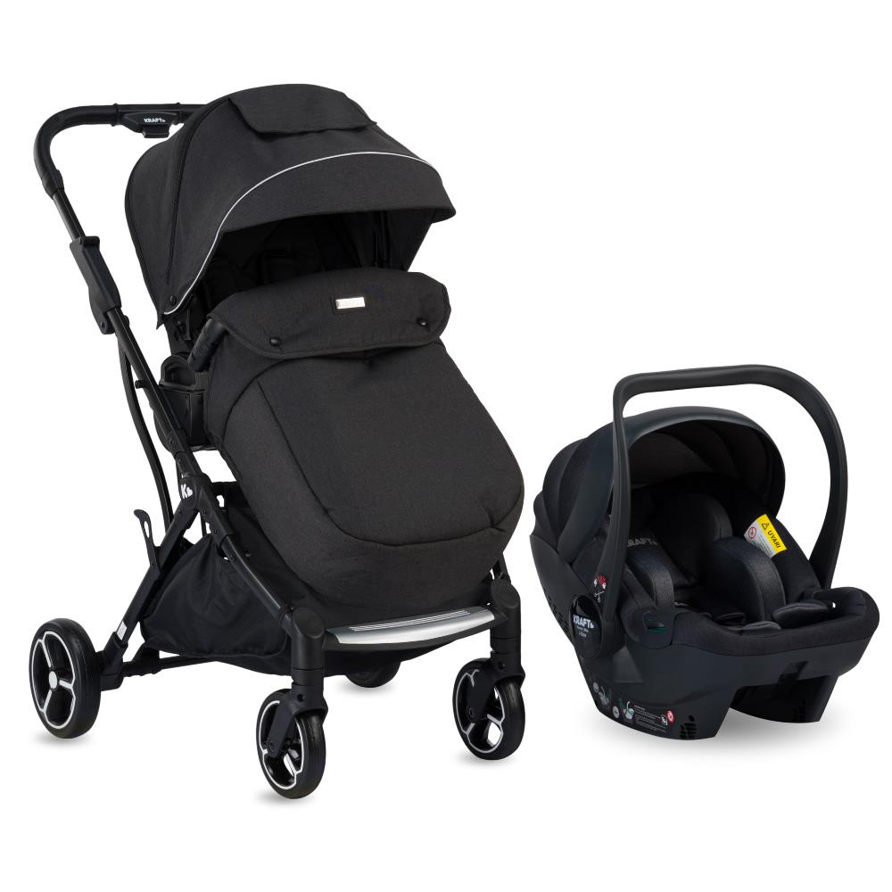 Kraft Juno i-Size Travel Sistem Bebek Arabası Black