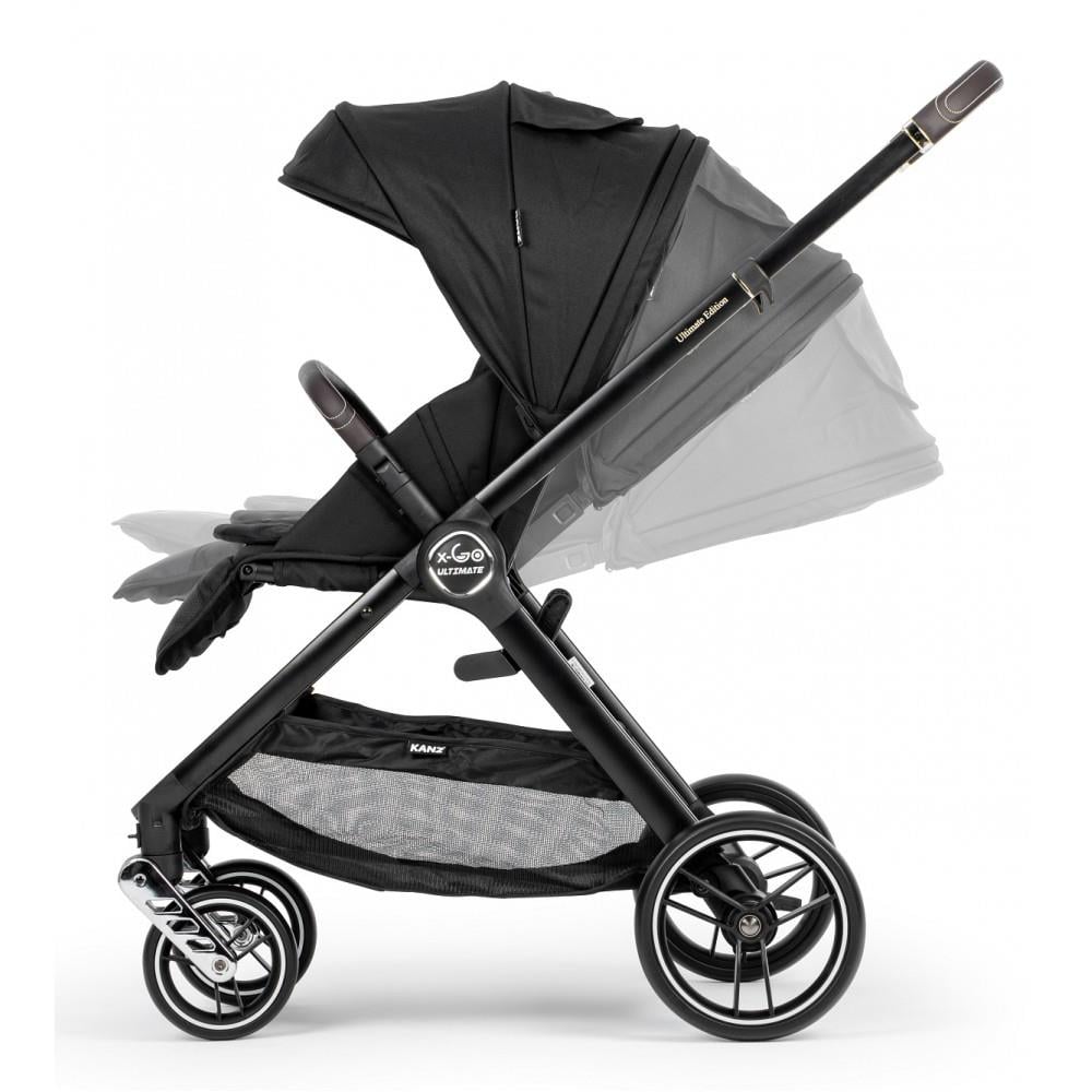 Kanz x-Go Ultimate Travel Sistem Bebek Arabası Silver Siyah