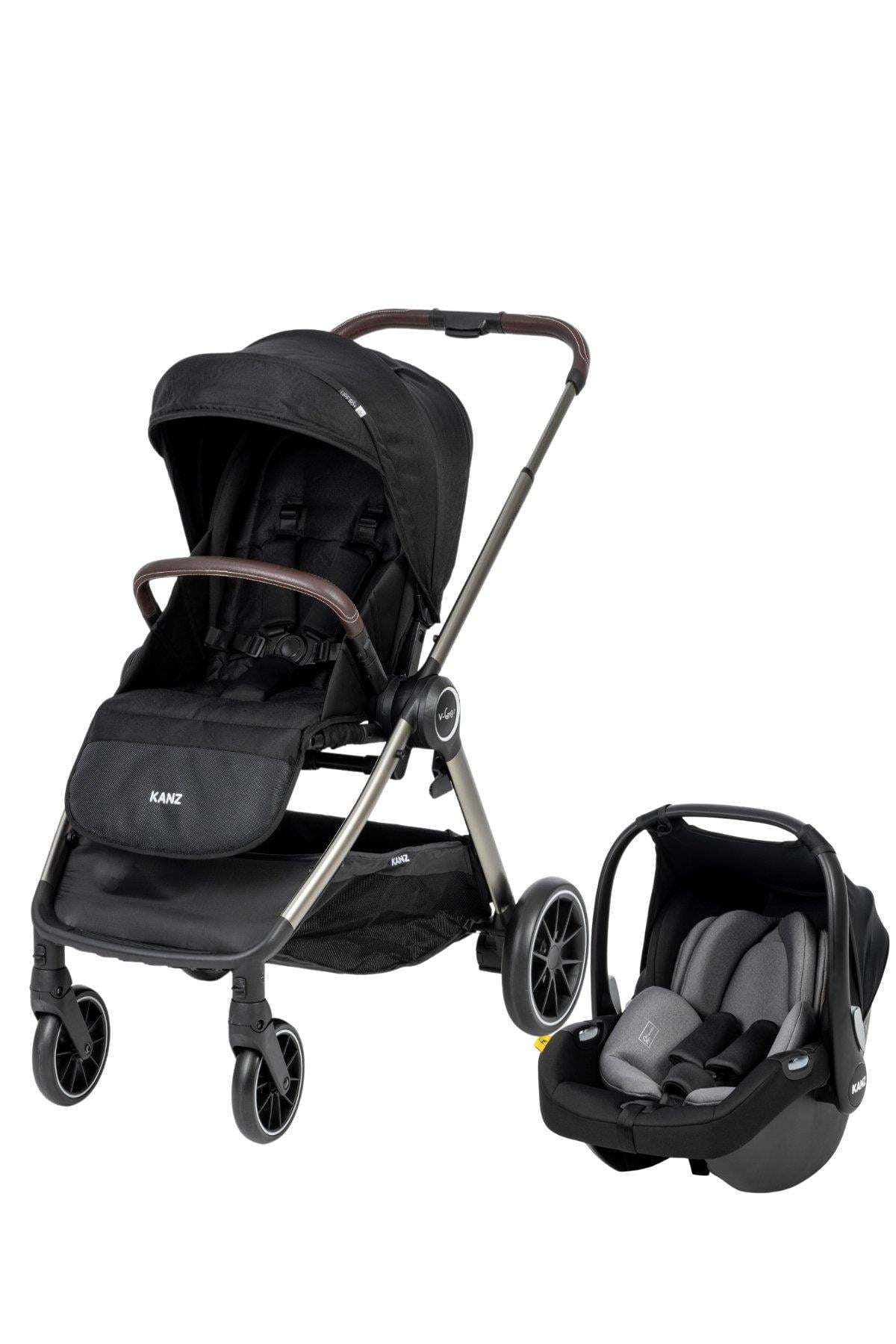 Kanz v-Go2 Travel Sistem Bebek Arabası Siyah