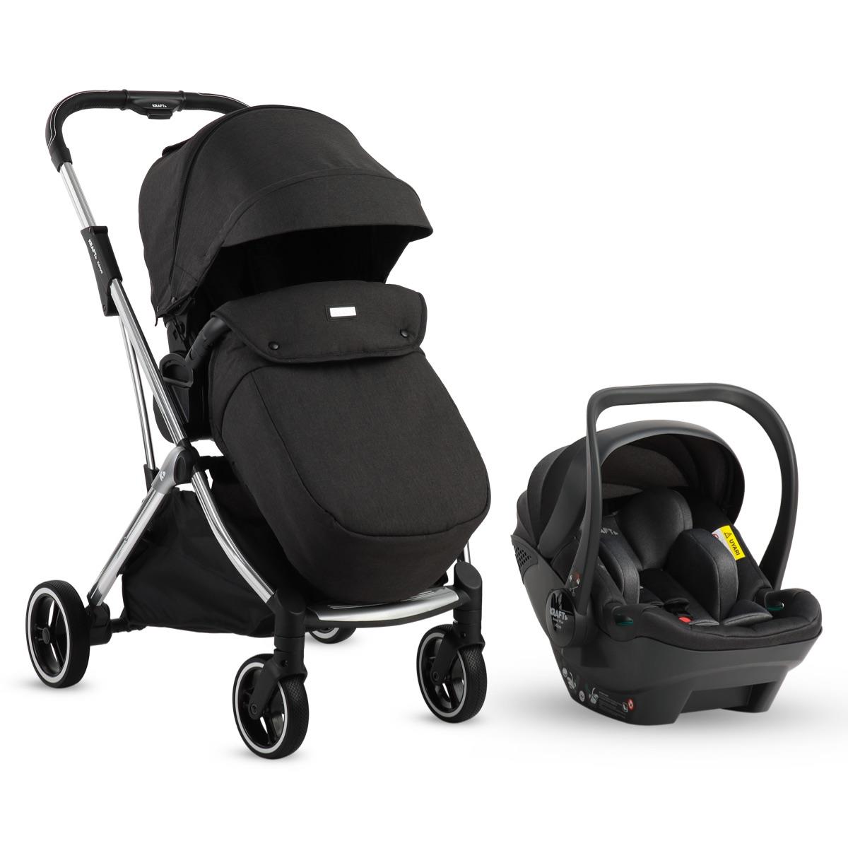 Kraft Kenya I-Sıze Travel Sistem Bebek Arabası( Black )
