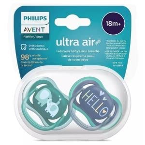 AVENT 2 li Ultra Air 18+ Ay Erkek Emzik