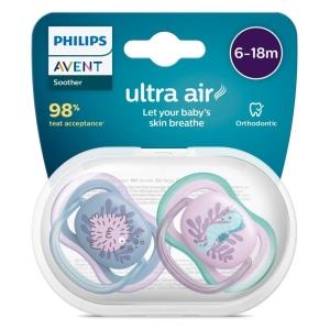 AVENT 2 li Ultra Air 6-18 Ay Kız Emzik