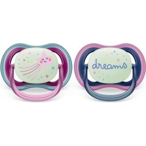 AVENT 2li Ultra Air Gece 6-18 Ay Kız Emzik