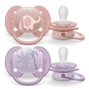 AVENT 2 li Ultra Yumuşak 0-6 Ay Kız Emzik