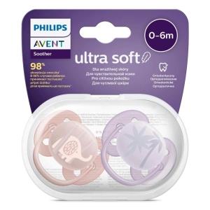 AVENT 2 li Ultra Yumuşak 0-6 Ay Kız Emzik