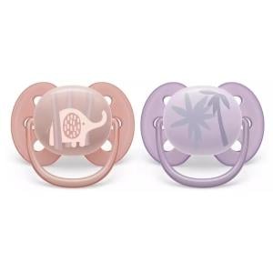 AVENT 2 li Ultra Yumuşak 0-6 Ay Kız Emzik