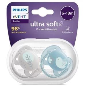 avent 2 li Ultra Yumuşak 6-18 Ay Emzik