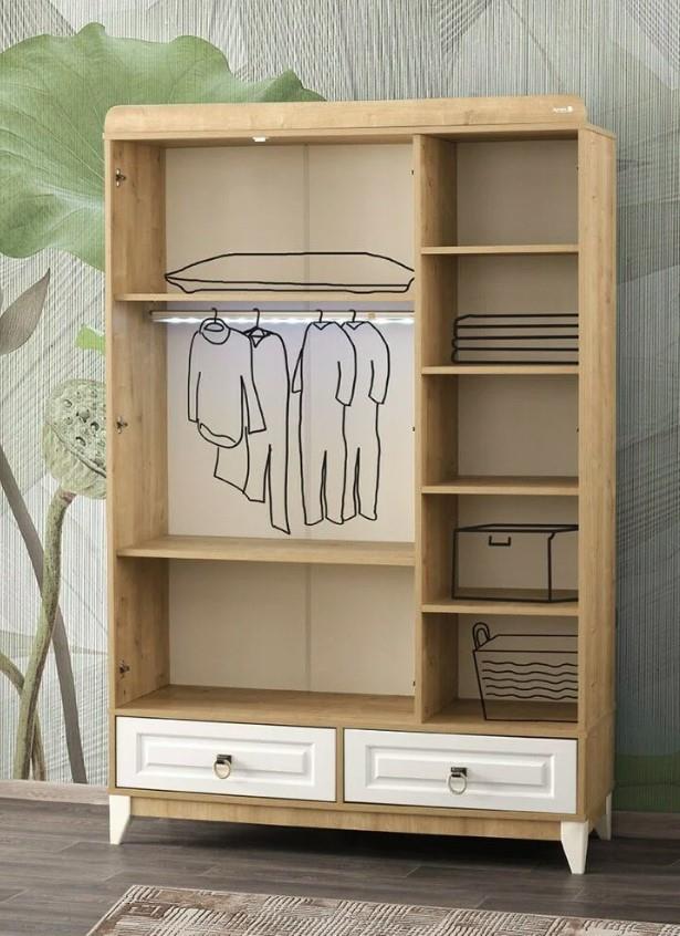 Aymini Esla 3 Kapılı Dolap