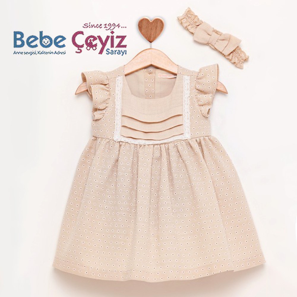 BABY ROSE Kare Desen Elbise  