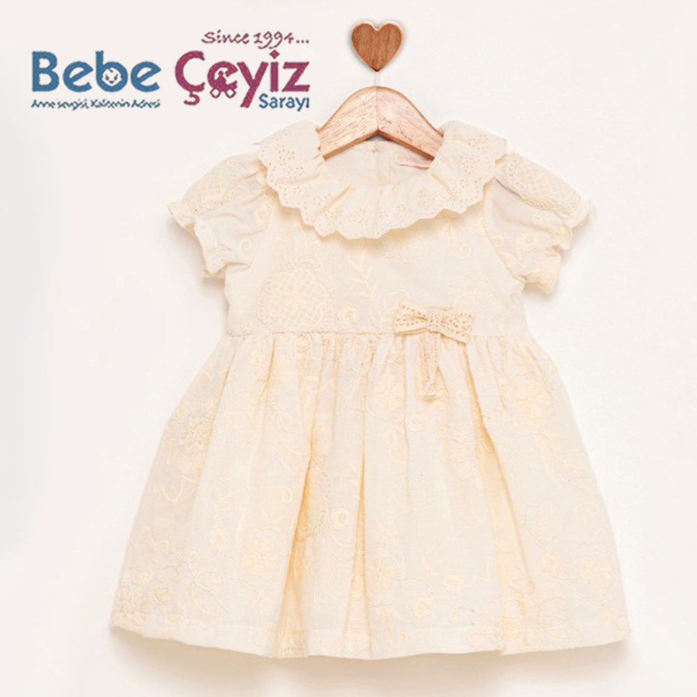 BABY ROSE Yakası Fırfırlı Elbise  