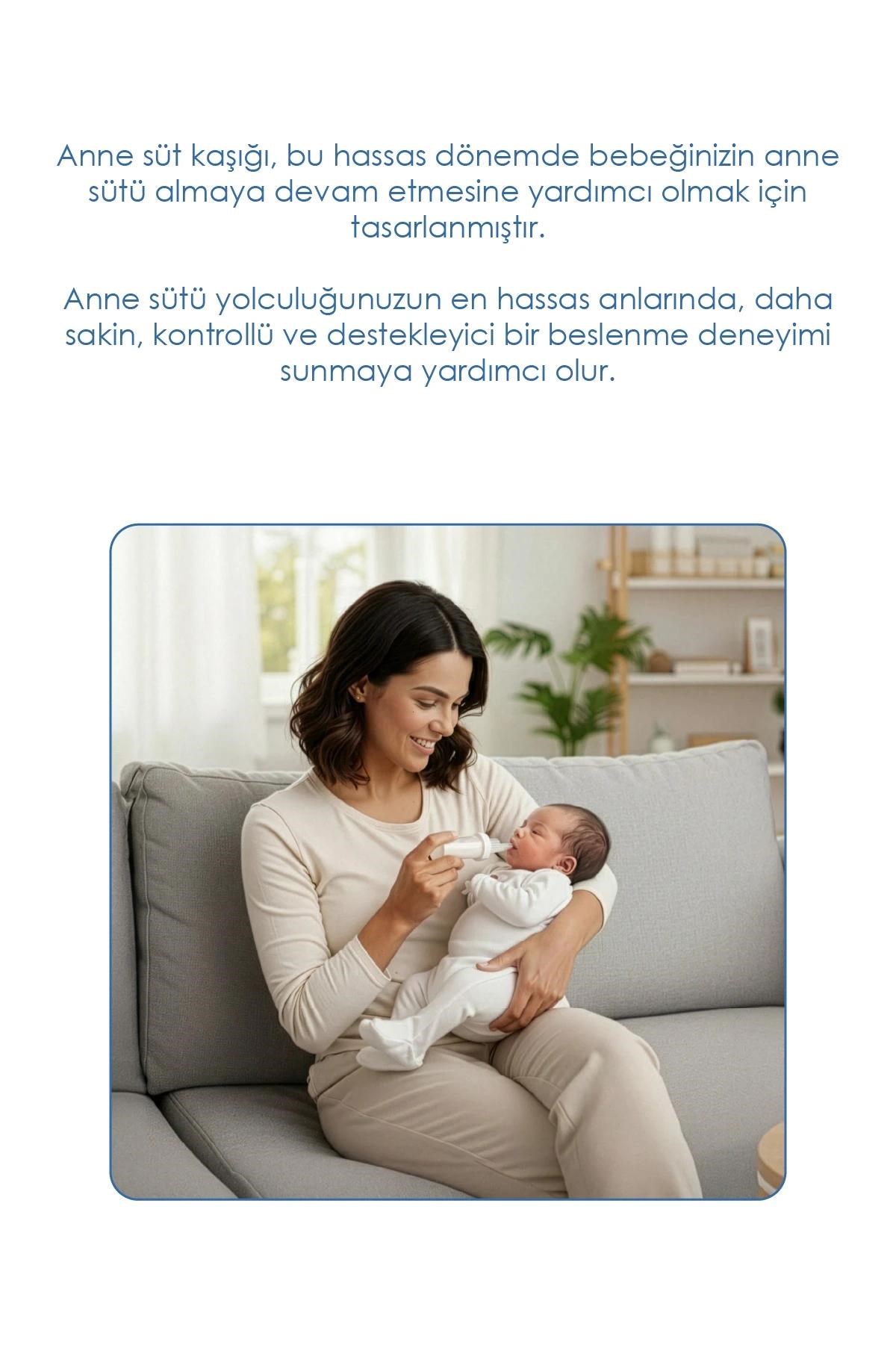 Babyjem Bebek Anne Süt Kaşığı