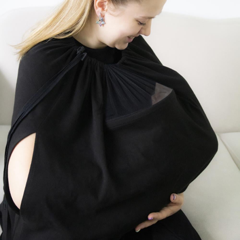 BABYJEM Emzirme Örtüsü Tül Pencereli