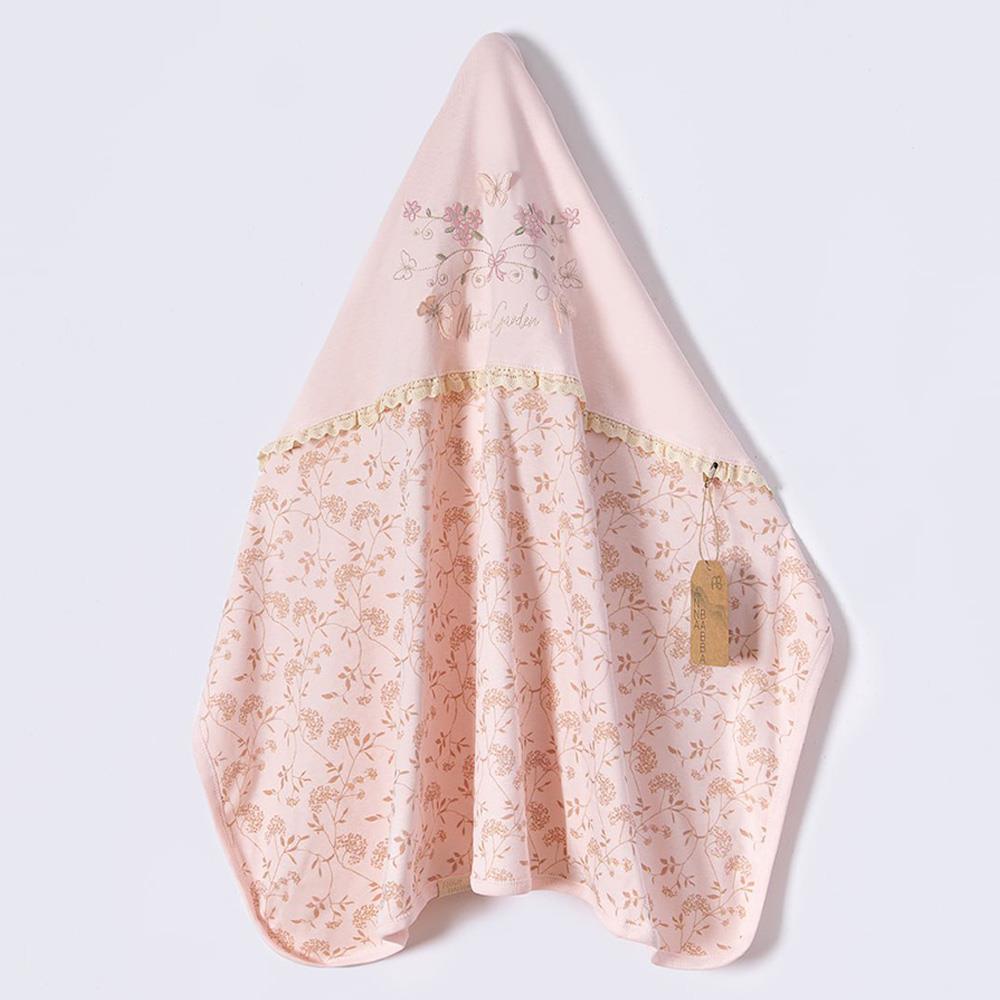 BEBESSİ Penye Butterfly Battaniye ( Pembe )