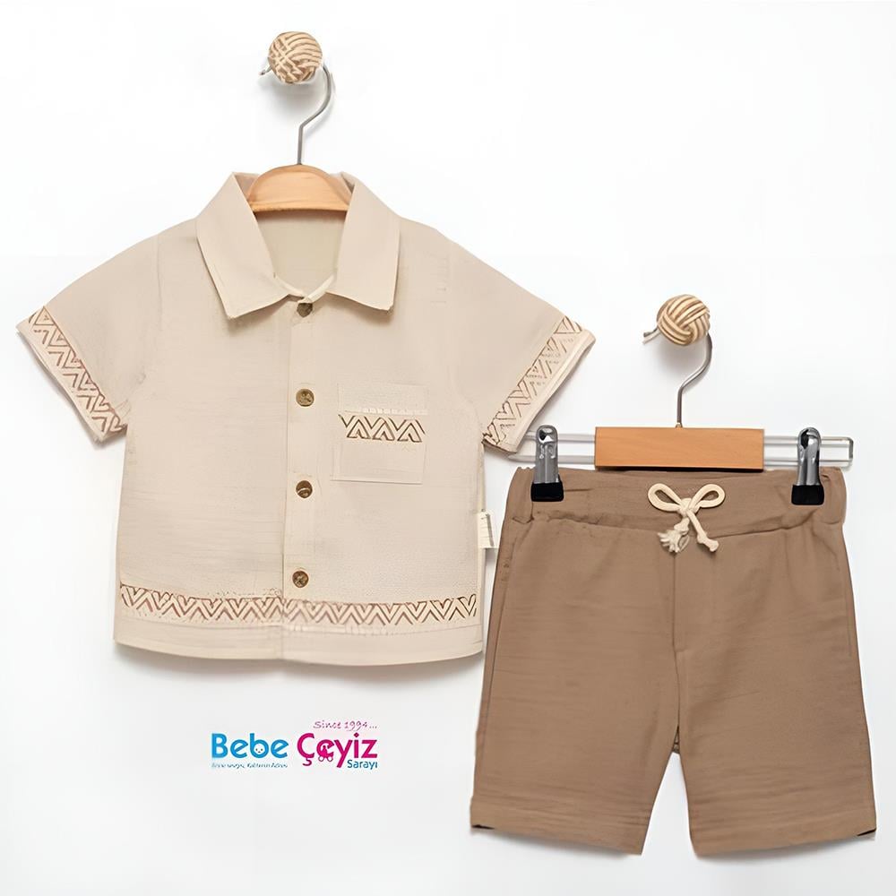 Takım...2li Etnik Nakış Desenli