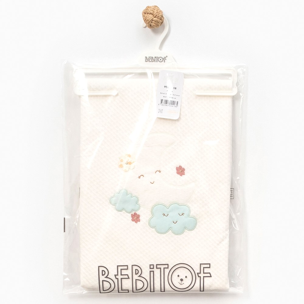 BEBİTOF Aybalam Kapitone Battaniye ( Mint )