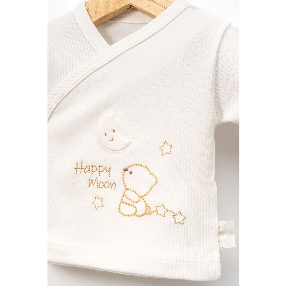 BEBİTOF Happy Moon 10lu Hantane Çıkışı ( Ekru )