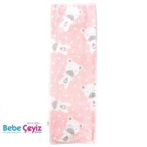 BEBİTOF Süs Dikişli Ayıcık  Battaniye