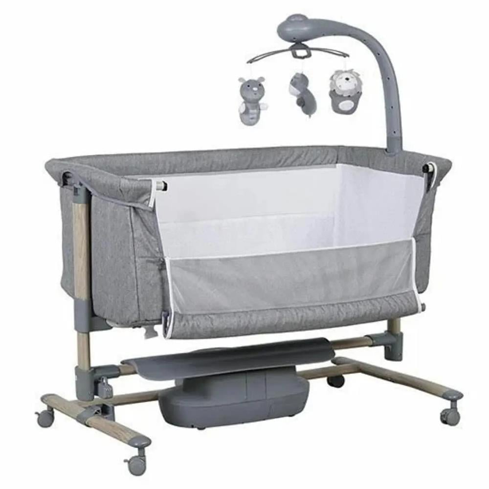 Prego Carmela 4091 Elektrikli Anne Yanı Beşik( Gri )