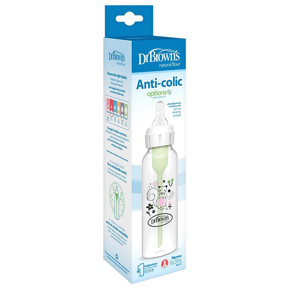 Biberon...DarAğız Anti Kolik PP Sincap Des. 250ml