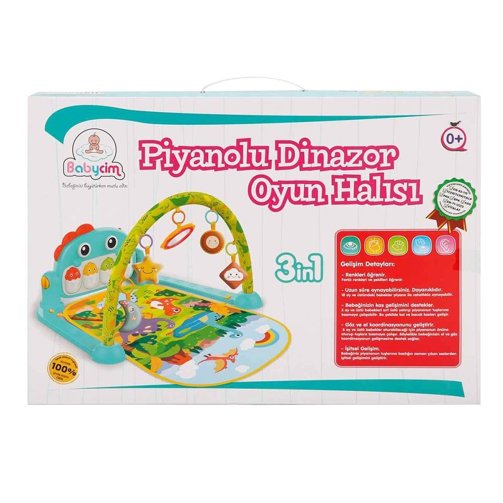 Babycim Piyanolu Dinazor Oyun Halısı 