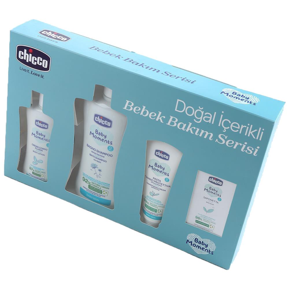 Özel Kozmetik Set Kutulu...4 Parça Mavi