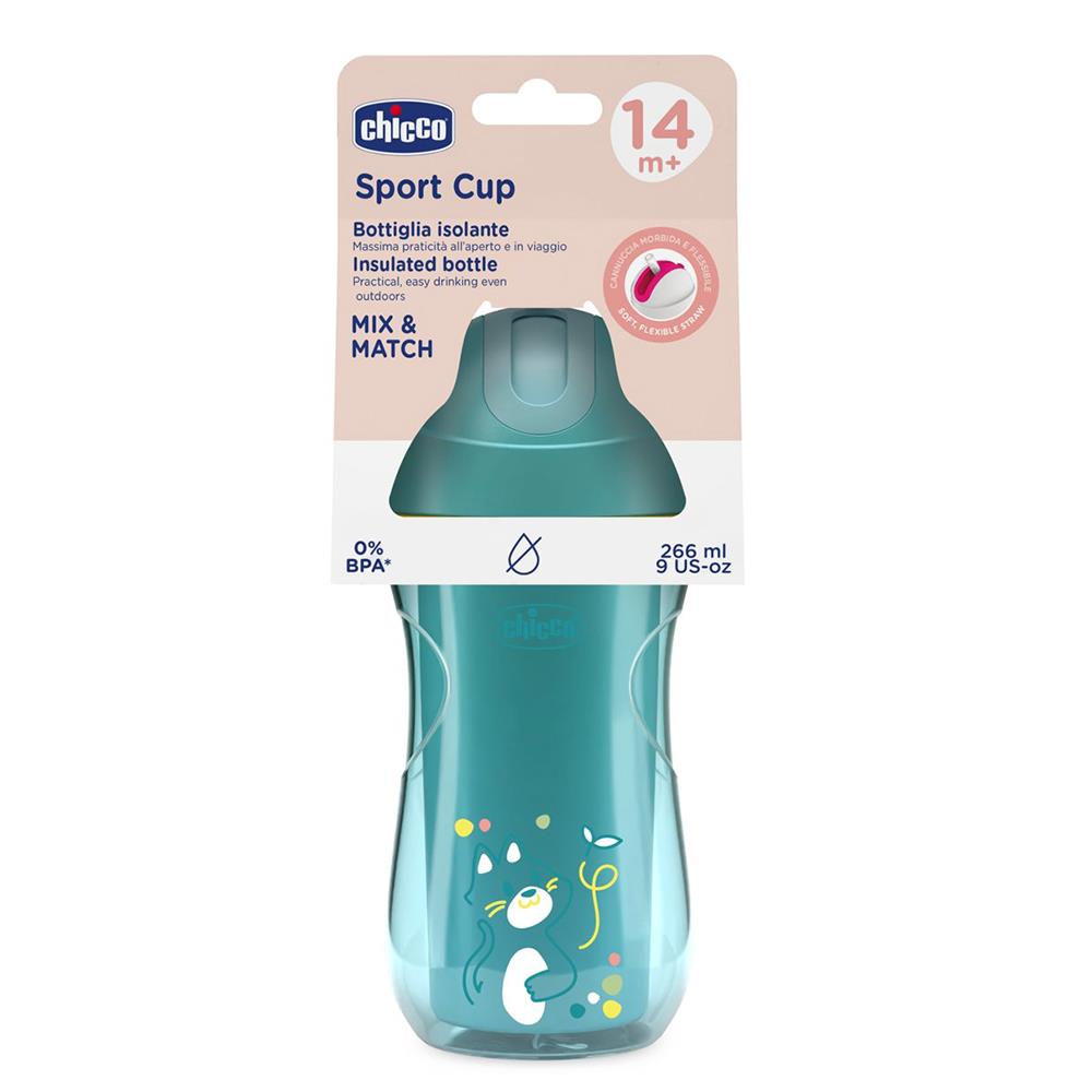 Chicco Bardak Isı Yalıtımlı Spor Pipetli 14m+ Erkek