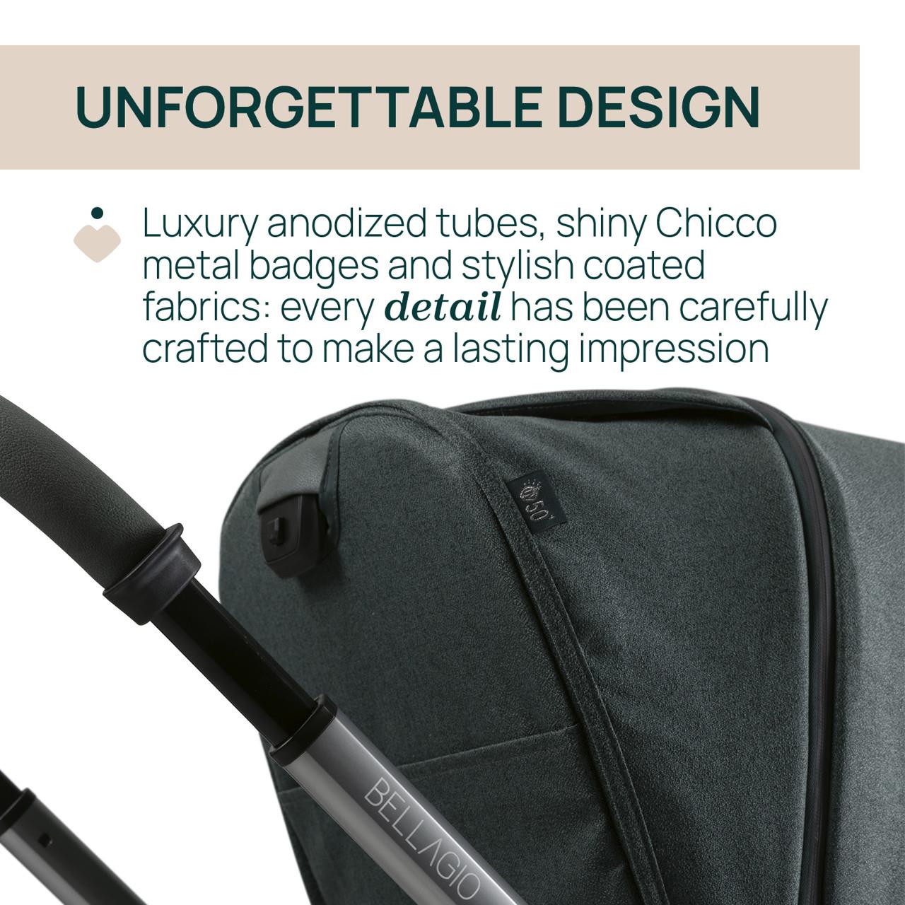 Chicco Bellagio Bebek Arabası(Otomatik Katlanır) Fır Tree