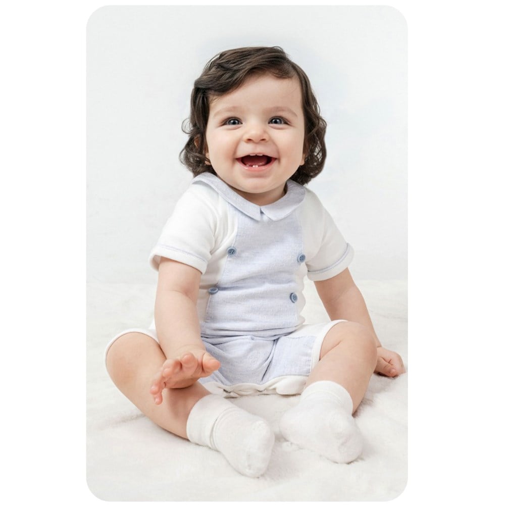 CİCCİM BABY Halo Seagull Şortlu Tulum  