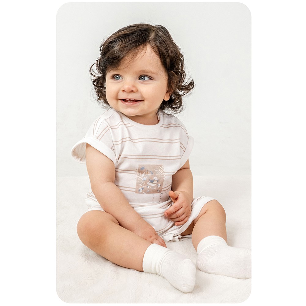 CİCCİM BABY Hello Summer Kısa Tulum  