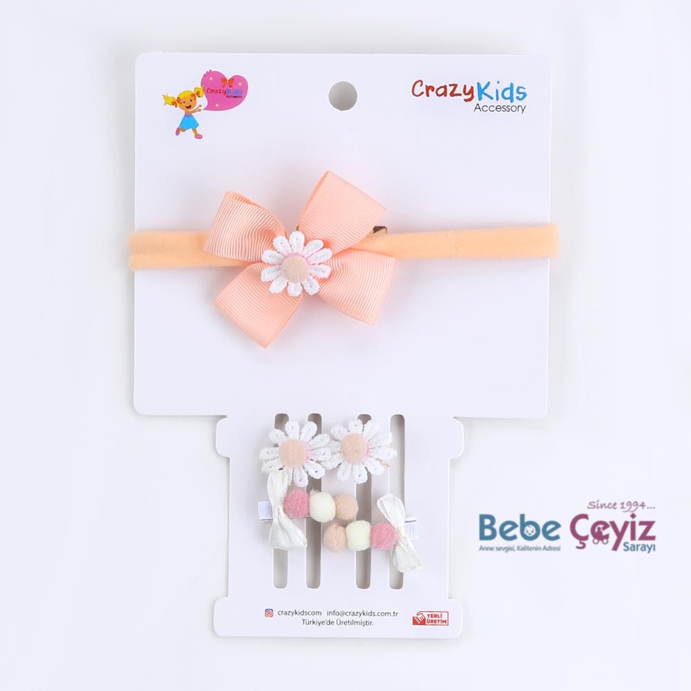 CRAZY KİDS Çiçekli Bandana Set ( Mix )