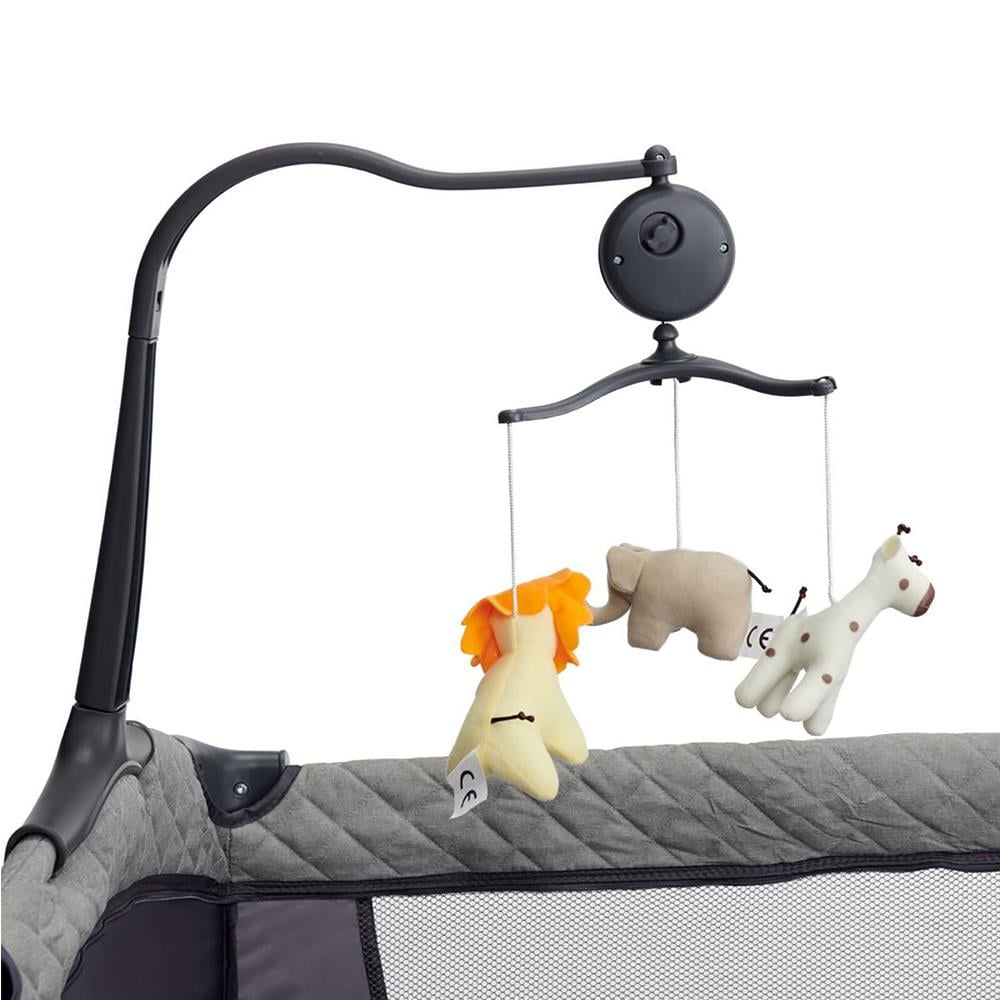 Kraft Denver PR Anne Yanı Oyun Parkı 63x105 cm Koyu Gri