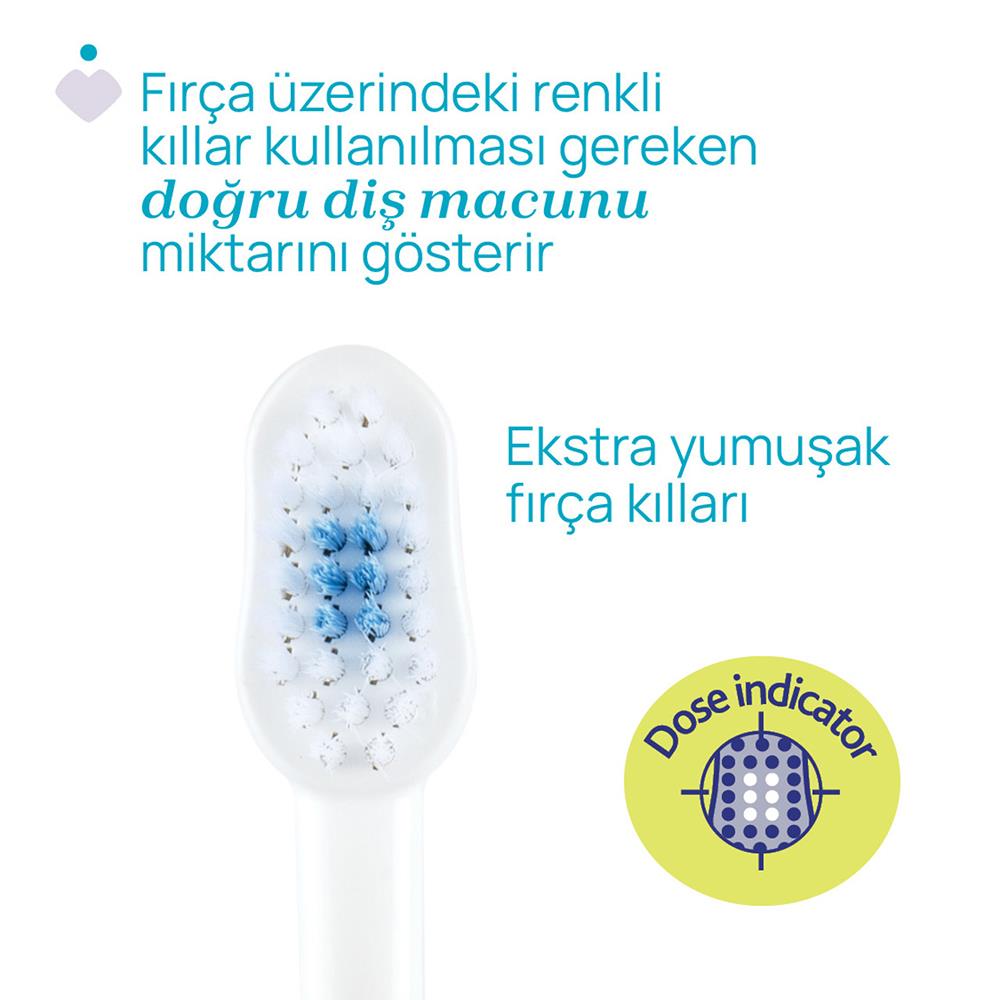 CHİCCO Hippo Panda 2li Diş Fırçası ( 3-6 Yaş )