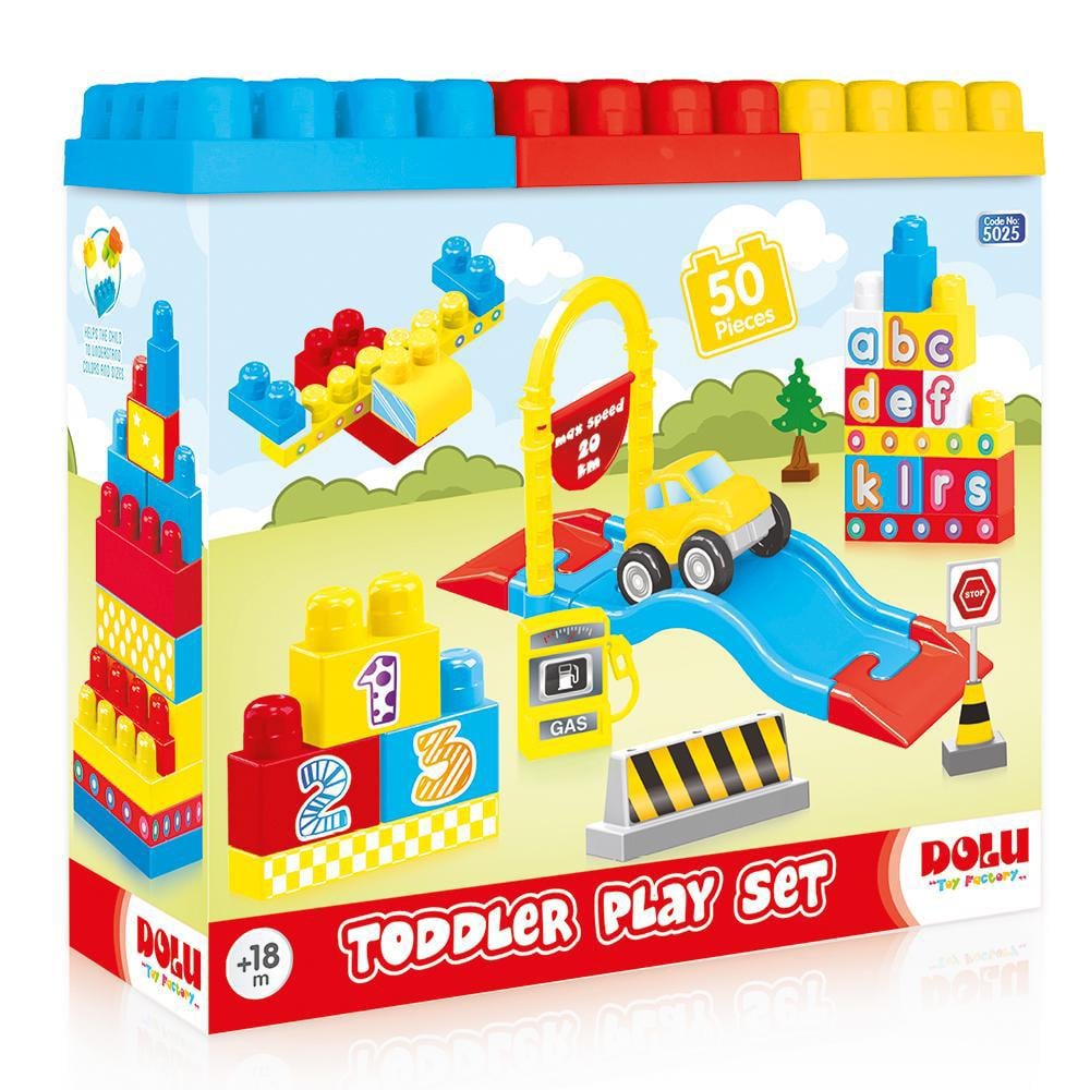 Oyuncak...Yol ve Blok Set 50 Parça