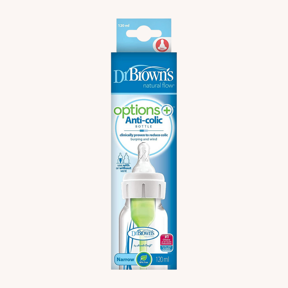 Dr. Browns Dar Ağız Antikolik Options PP Biberon 120ml (0Ay+)
